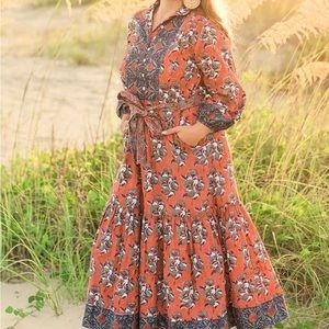 NWT Victoria Dunn Holly Maxi Dress